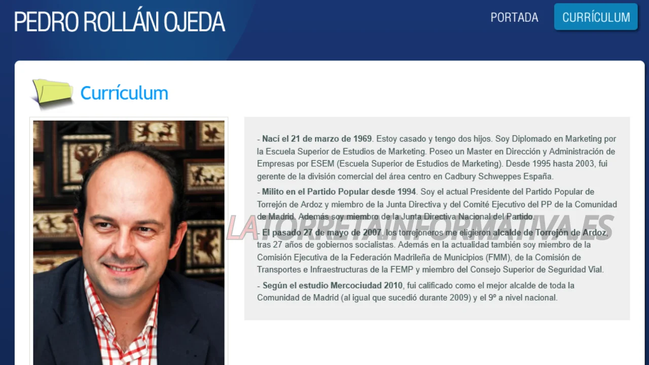 currículum Pedreo Rollán 2011